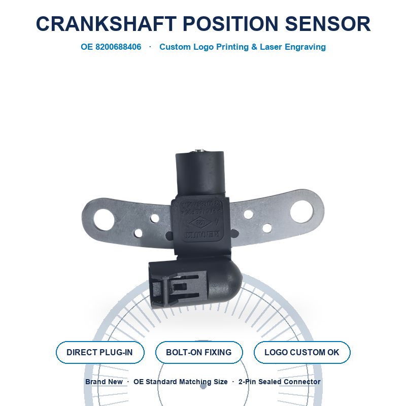 OEM 8200688406 Crankshaft Sensor for Renault | Aftermarket - Product Image 5 of 6 - OEM 8200688406