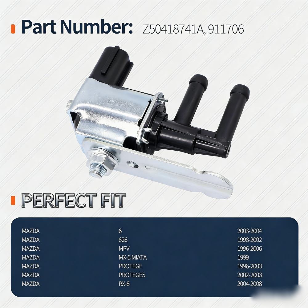 OEM Z50418741A Vapor Canister Purge Solenoid Valve for Mazda - Product Image 2 of 4 - OEM Z50418741A